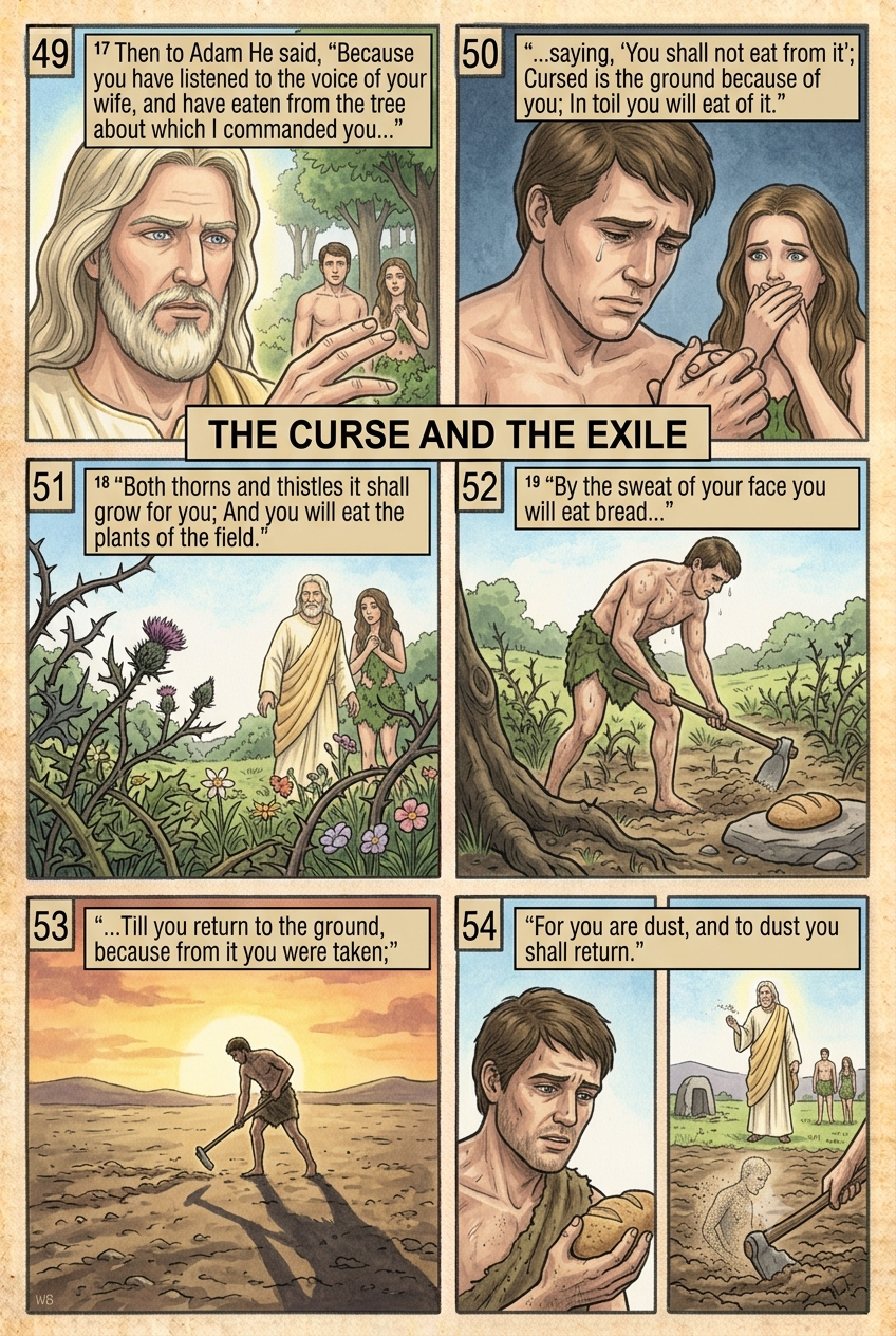 Genesis 3 illustration: The Curse and the Exile